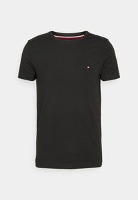 CORE STRETCH SLIM NECK TEE - T-shirt basique - black