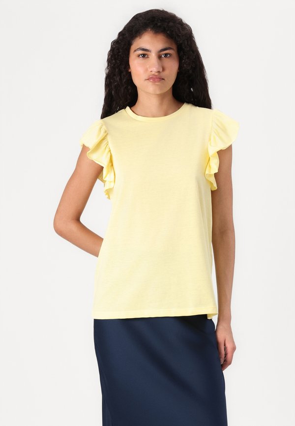 VISUMMER  - Basic T-shirt - pale banana3