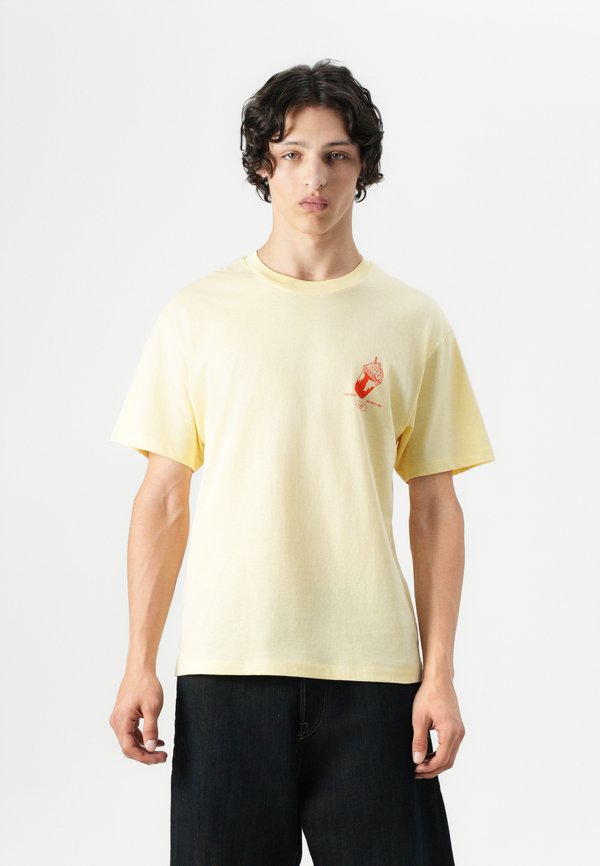 JORSOCIETY TEE CREW NECK - Print T-shirt - double cream2