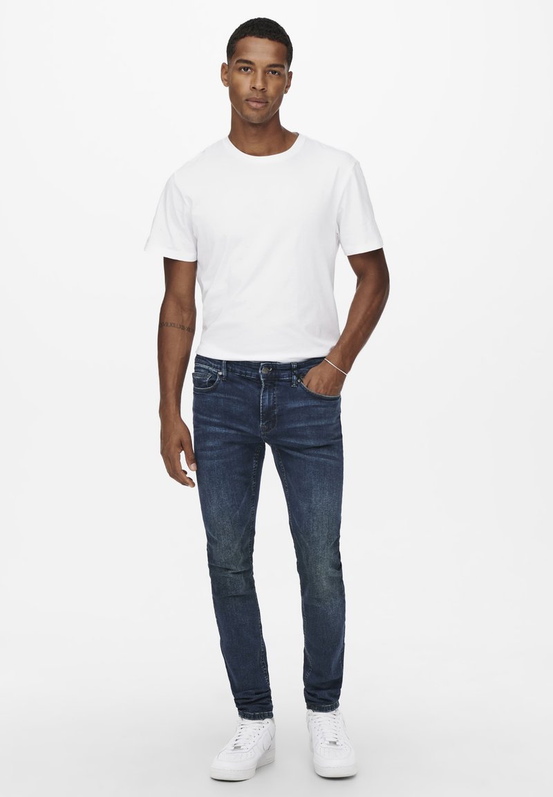 Only & Sons Jeans Skinny Fit blauw denim/bluedenim