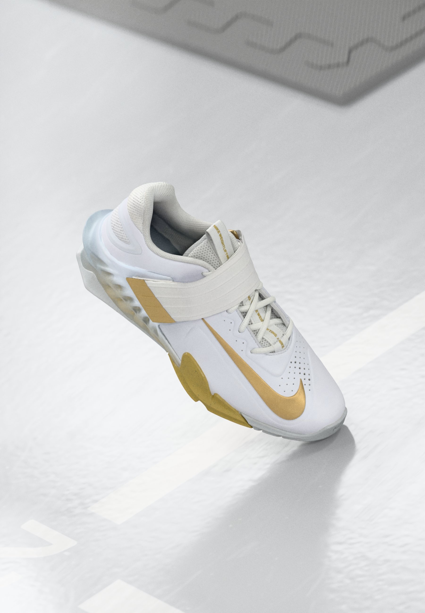 NIKE SAVALEOS WHITE/WOLF GREY/ METALLIC GOLD Size 9 BUY Nike Savaleos White / Metallic Gold | Kixify Marketplace main image 3