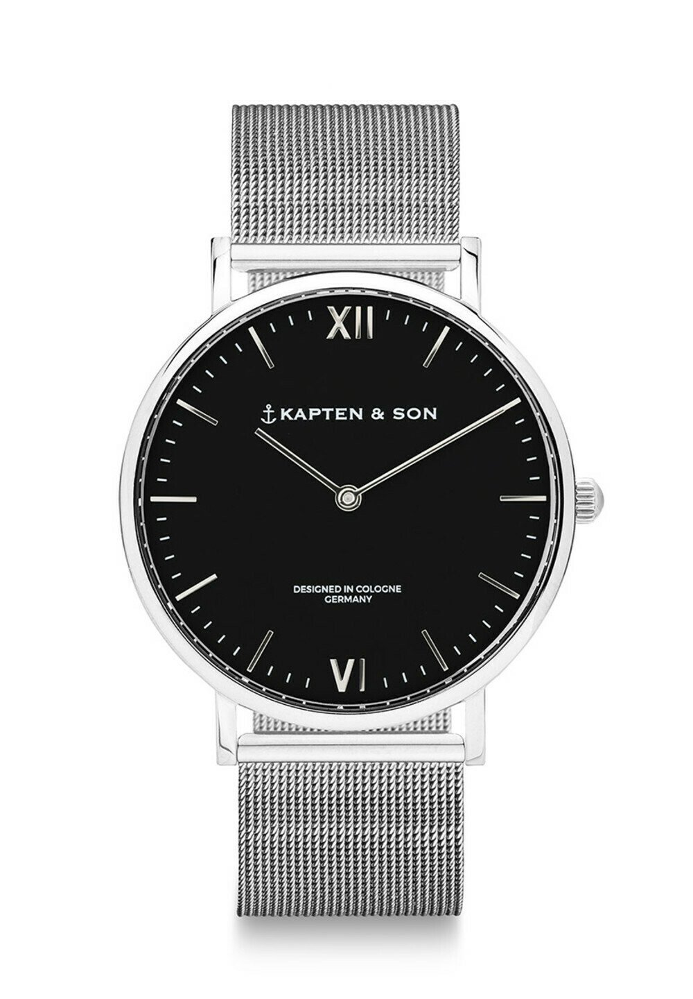 Silver Mesh Kapten Son Mesh Kapten And Son Horloge Heren KAPTEN - Main Image