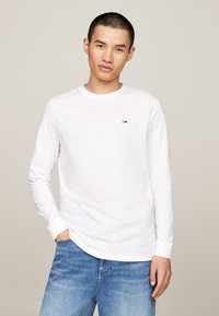 Tommy Jeans 2 PACK - Tops ar garām piedurknēm - green malachite   white