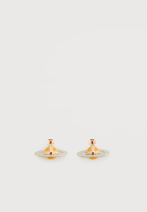 SMALL NEO RELIEF - Σκουλαρίκια - gold-coloured/white/mustard