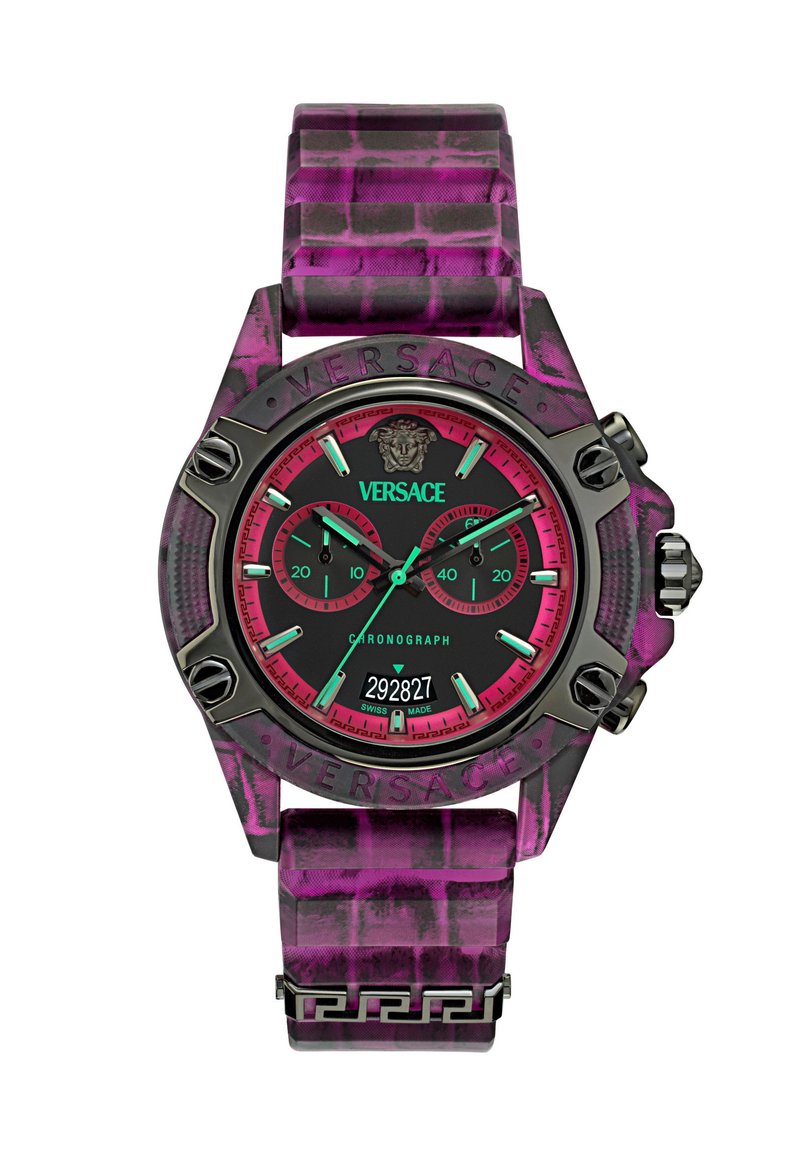 Versace - ICON ACTIVE(WC-8P) - Montre - transparent purple, Agrandir