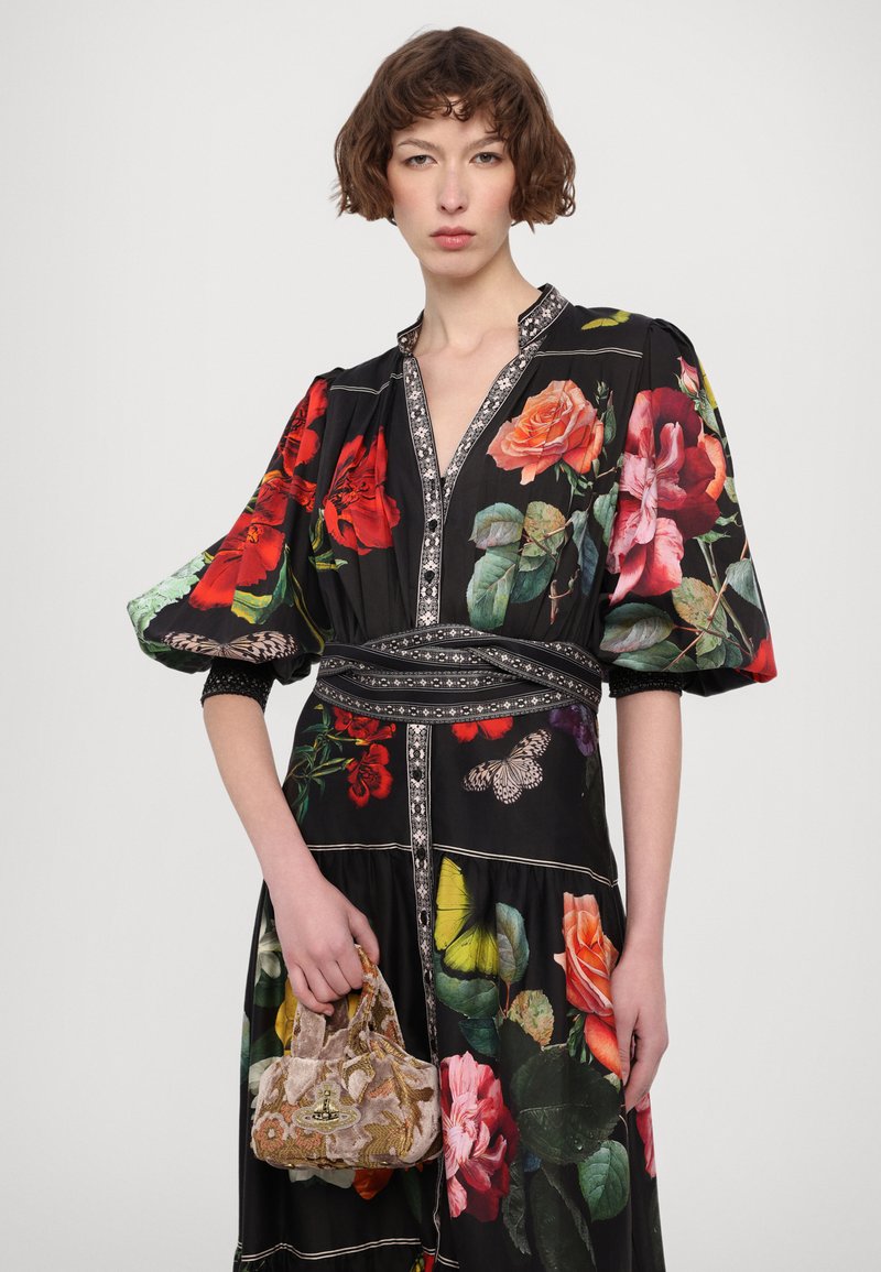 princess polly baby blue dress Alice + Olivia Floral Print Long Dress - Black Dresses, Clothing -  WAO509507 main image 0