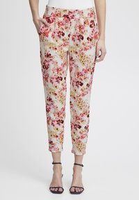 ICHI - IHKATE PRINT PA24 - Broek - calypso coral flower aop Miniatuurafbeelding 1