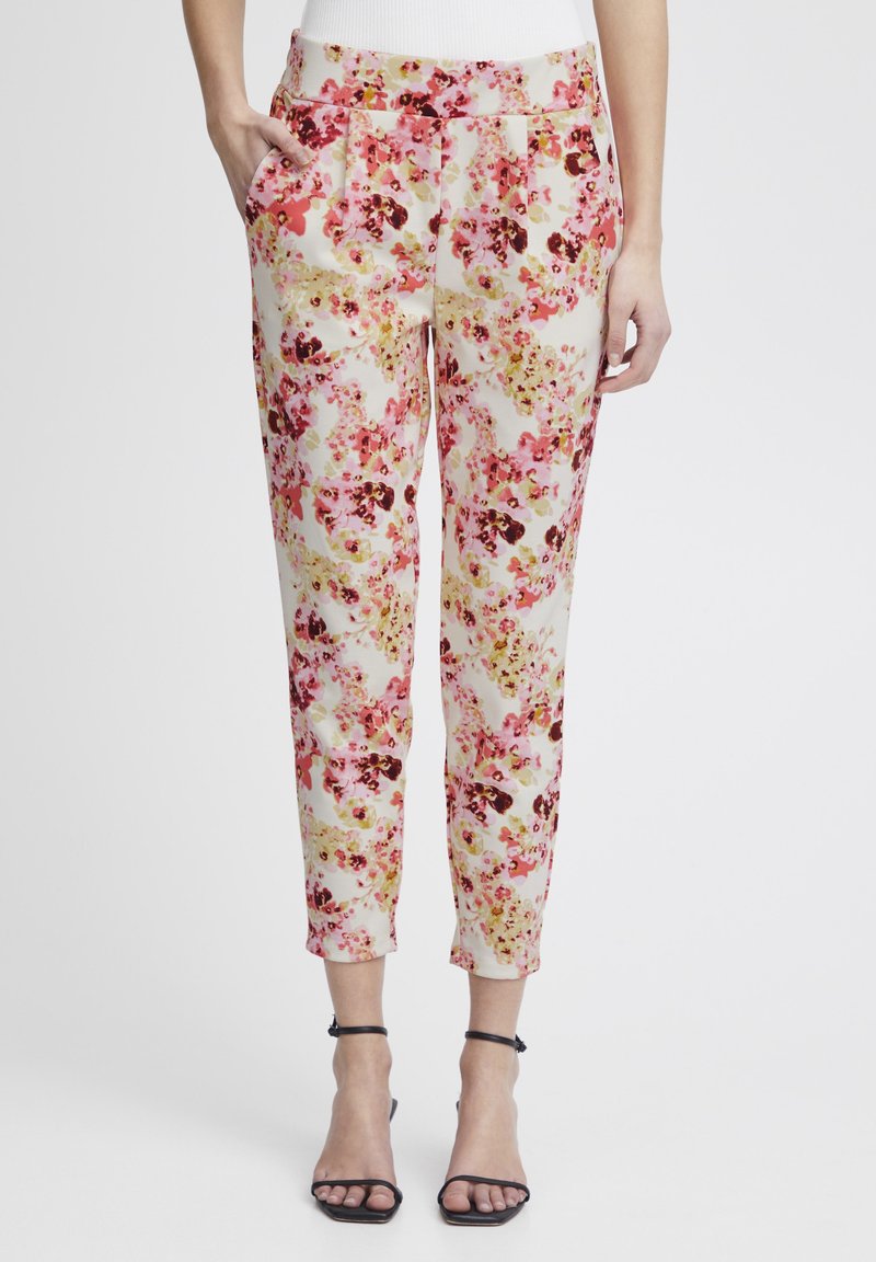 ICHI - IHKATE PRINT PA24 - Broek - calypso coral flower aop, Vergroten