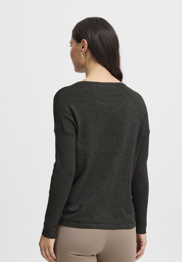 FRLISO PU 1 - Jumper - charcoal melange3