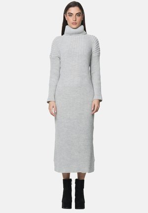 Strickkleid - grau