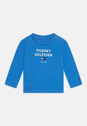 Tommy Hilfiger LOGO TEE UNISEX - Maglietta a manica lunga - blue spell