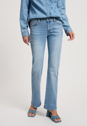 LAUREN - Bootcut jeans - light blue
