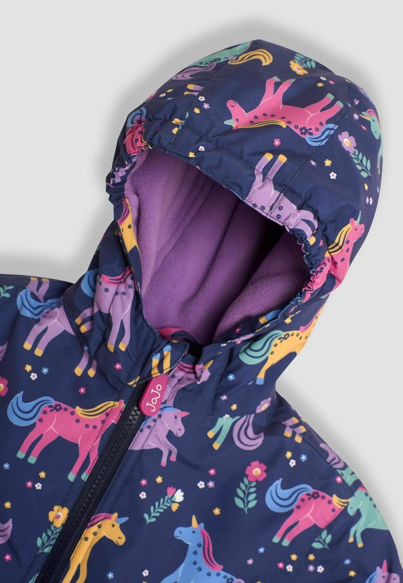 Pantaloni Jogger JoJo Siwa Per Bambina, Tutti Over Print Arcobaleno E Unicorni, Blu, Taglie 4-16 Anni