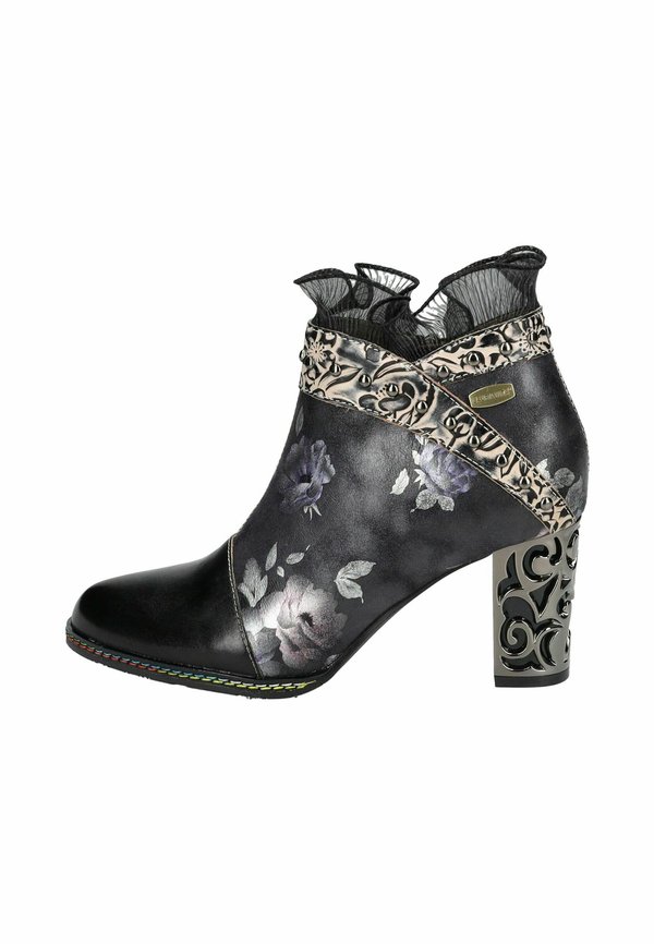 High Heel Stiefelette - noir