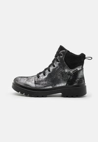 Superfit Botines con cordones - black