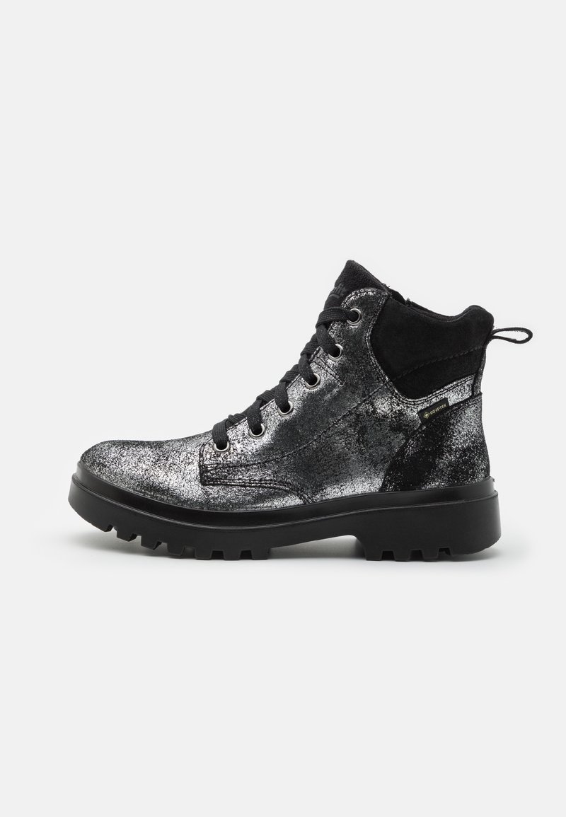 Superfit Botines con cordones - black