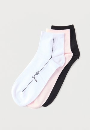 SOCKS 3 PACK  - Chaussettes - pink/black/white