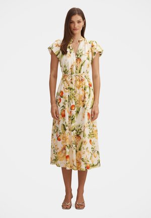 Forever New, POSIE PUFF SLEEVE MIDI - Särkkleit - green/yellow
