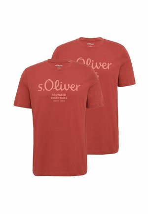 2 PACK - T-Shirt print - rostrot