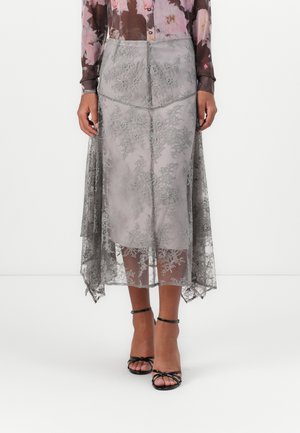 WOVEN SKIRT - A-lõikeline seelik - nero