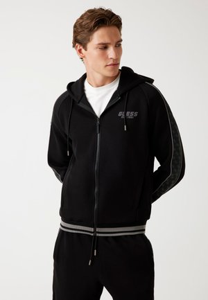 KAPUZE - Felpa con zip - schwarz