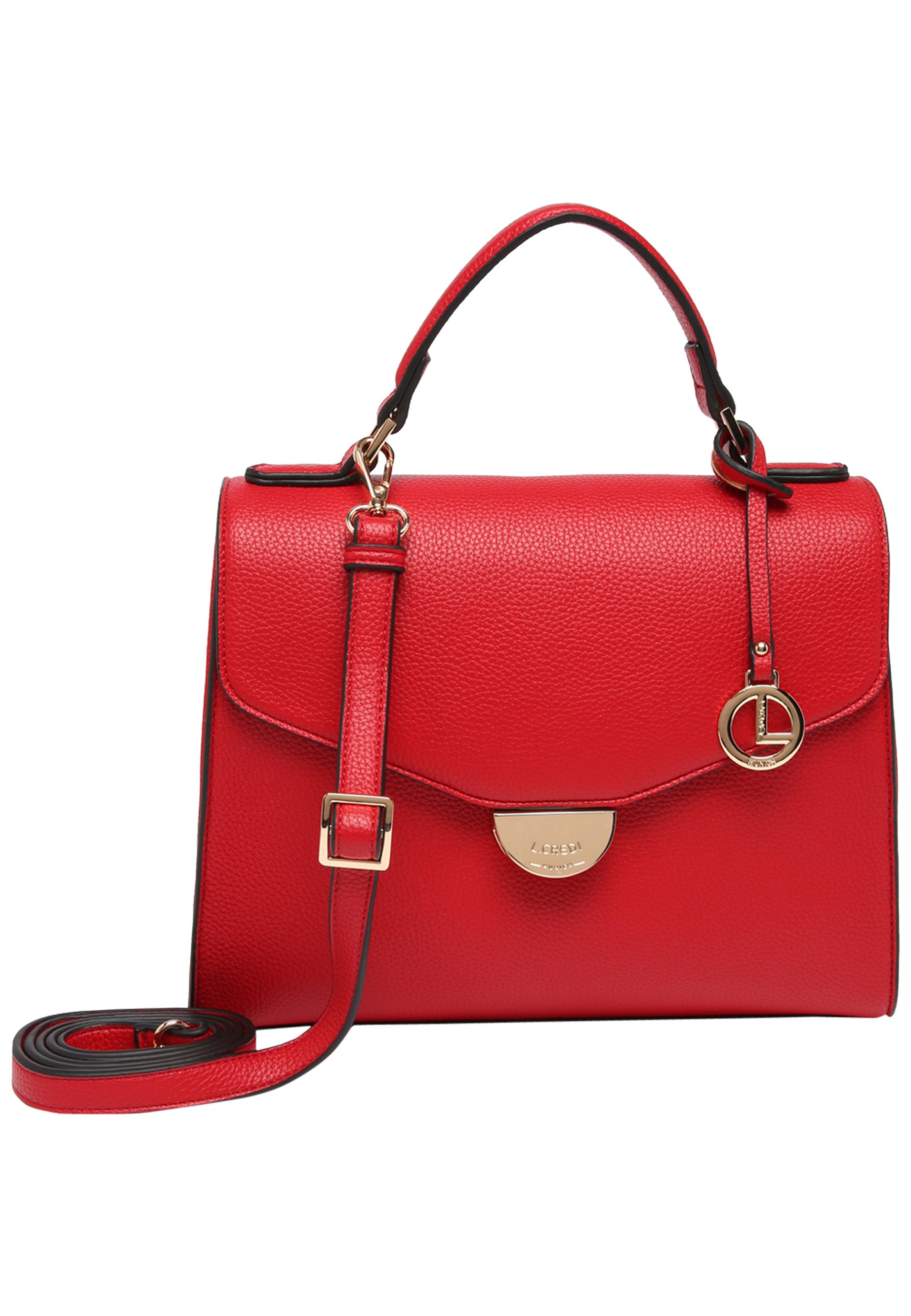 L.CREDI Borsa a mano - mohn/rosso screziato - Zalando.it