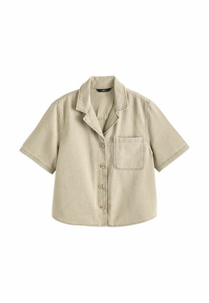 SHORT SLEEVE - Skjortebluser - khaki green
