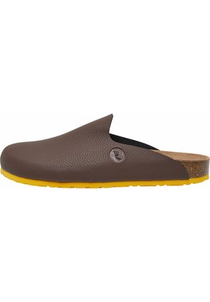 CONTRAST - Sabots - brown yellow