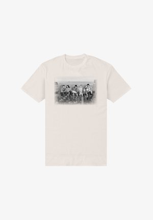 Henry Tiger, FRIENDS LUNCH ATOP A SKYSCRAPER - T-shirts print - light sand
