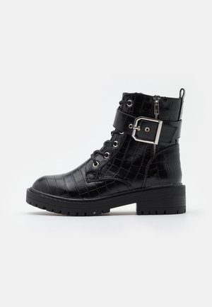 Bottines de cowboy / motard - black