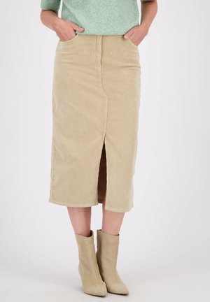 GRUNER - Jupe crayon - tawny