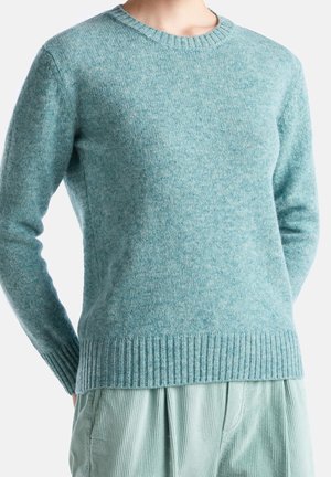 Pullover - mottled light green
