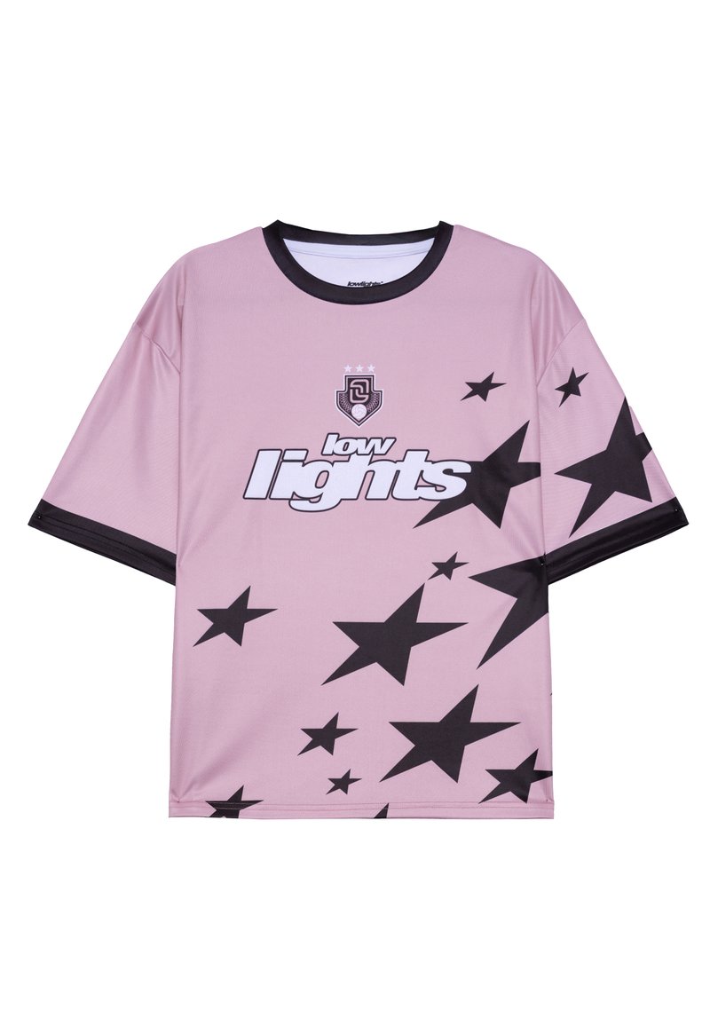 LOW LIGHTS STUDIOS® T-shirt print donkerroze