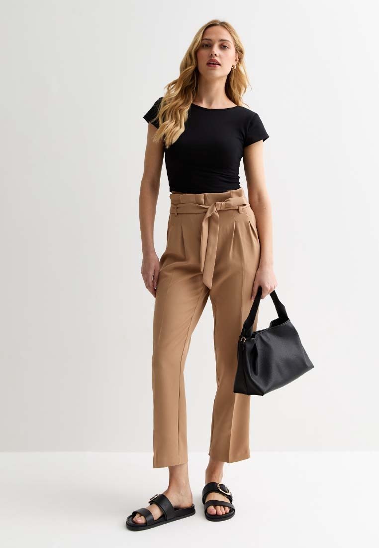 New Look - HIGH WAIST - Pantalon classique - camel, Agrandir