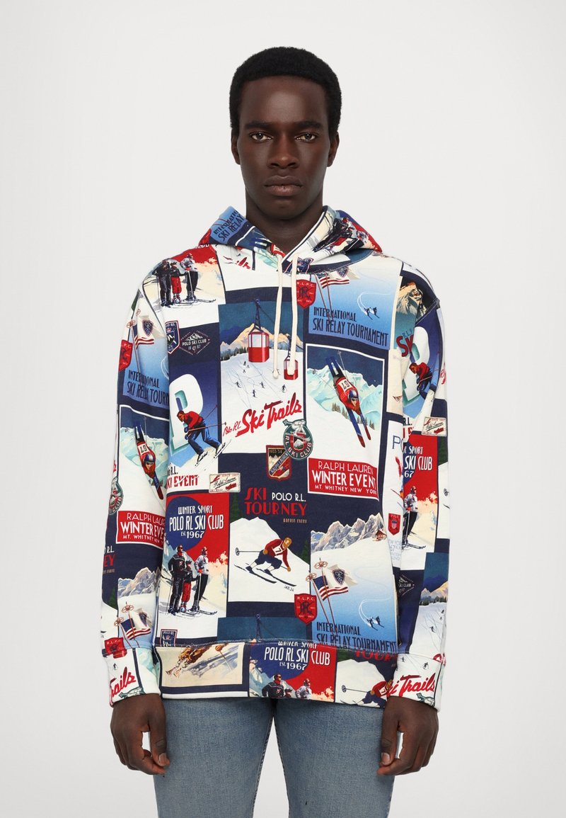 Polo Ralph Lauren LONG SLEEVE - Športni pulover - multi coloured