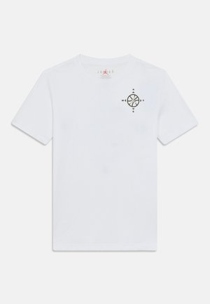 COMPASS JUMPMAN - Tricou cu imprimeu - white