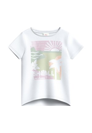 s.Oliver MIT GLITZERPRINT - T-shirt z nadrukiem