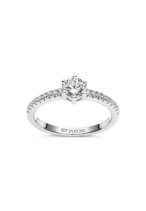 ELLERA UNO GRANDE - Ringe - white and silver coloured