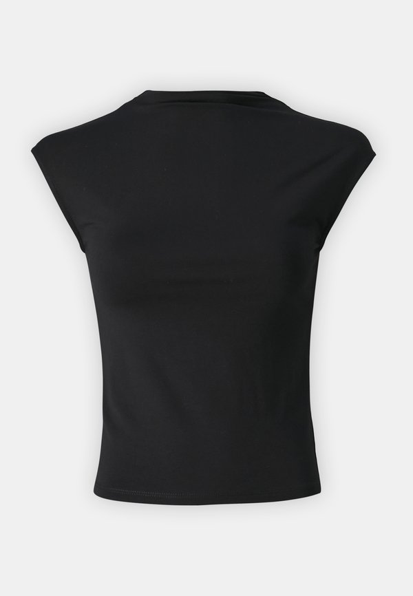 SOFT TOUCH FUNNEL NECK TOP - Basic T-shirt3