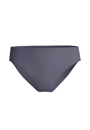 Heren zwemslips in donkergrijs met naadloze randen en een gladde stofafwerking.