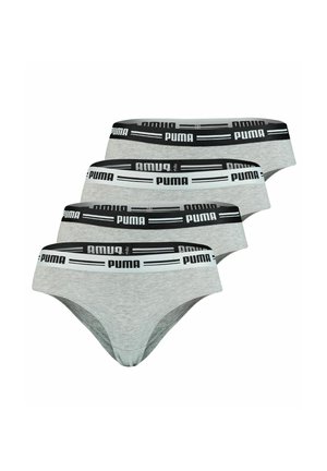 BRAZILIAN 4ER PACK ECOM SOFT  STRETCH - Briefs - grau melange