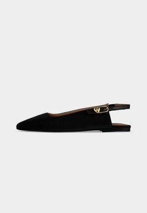 Love Moschino ESSENTIAL - Ballerines à brides arrière - black