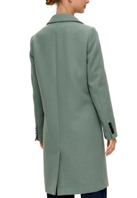 s.Oliver Klassischer Mantel - salbeigrün