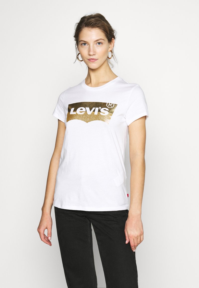 Levi's® THE PERFECT TEE - Tričko s potlačou - gold