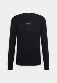 Calvin Klein Jeans Stickad tröja - black
