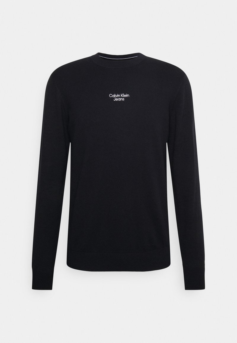 Calvin Klein Jeans Stickad tröja - black