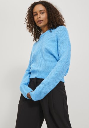 JXEMBER LS FLUFFY CREW NECK  NOOS - Jersey de punto - aquarius