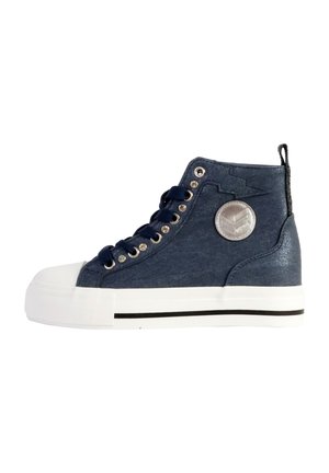 TATTO - Baskets montantes - bleu irise