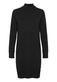 Stickad klänning - black