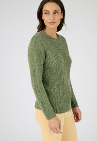 Damart COL ROND - Maglione - vert chiné